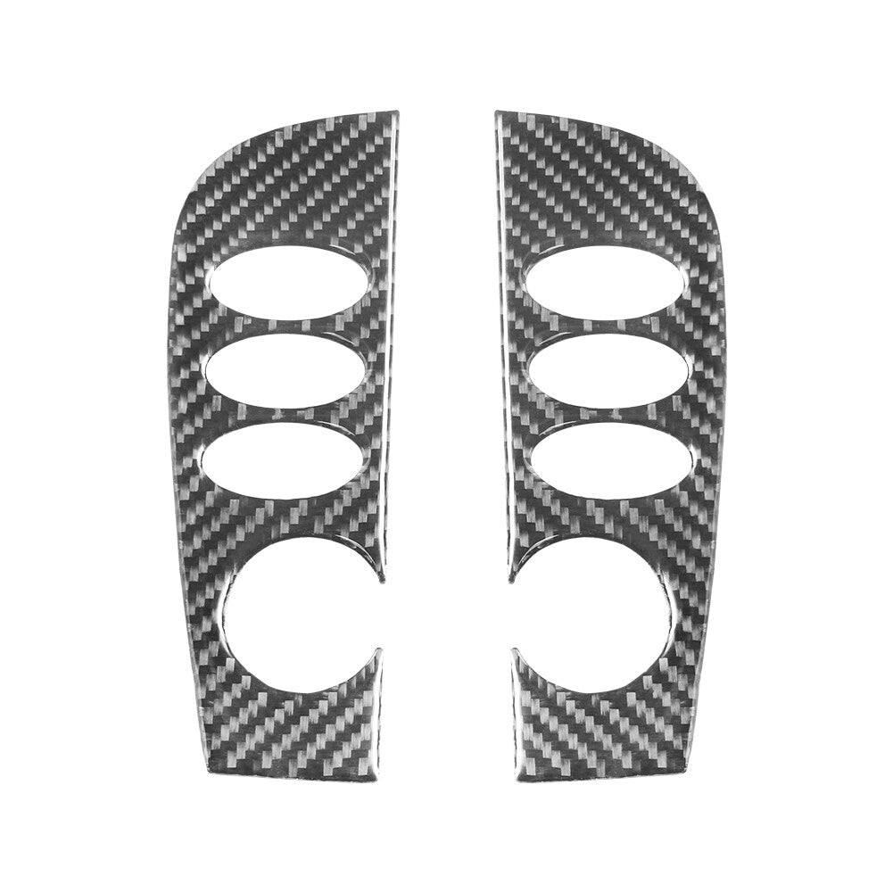 2x carbon fiber radio console bezel for Porsche /996 1998-2004