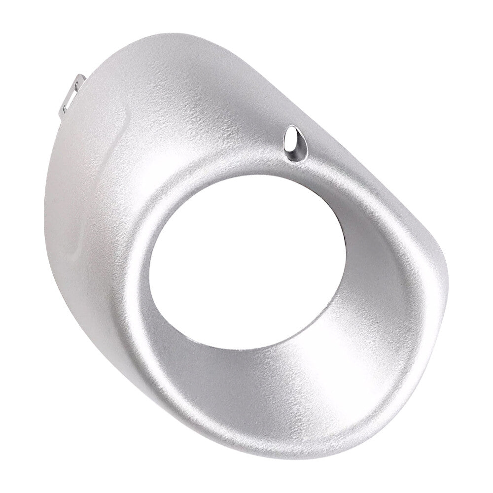 Front Bumper Fog Light Cover Driver Side Silver for Outlander 2013-2015 Plastic