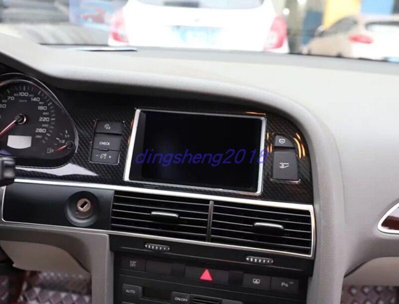 11-piece carbon fiber style interior trim kit for Audi A6 2005-2011