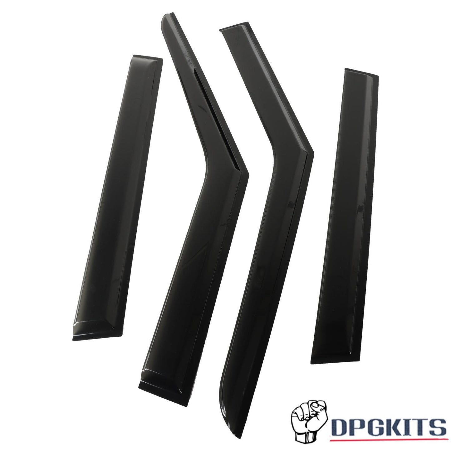 4Pcs Window Visors Rain Guards Deflectors For 2022 2023 for Mitsubishi Outlander
