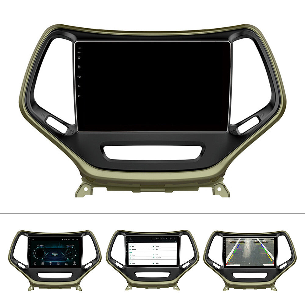 Android 10.1 Car GPS Navi Radio Stereo Wifi Player Fit for Jeep Cherokee 2015-18