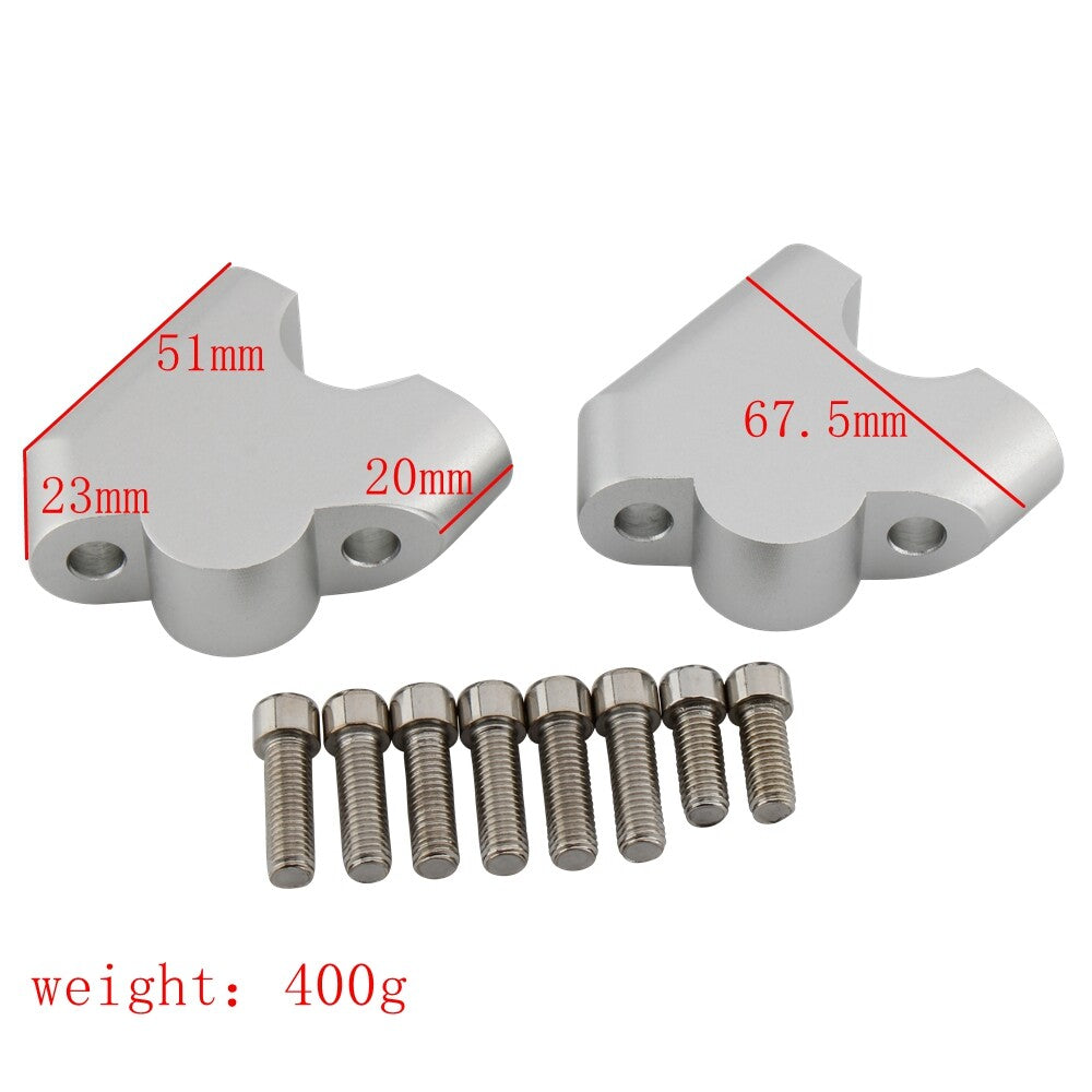 Dirt Bike Handle Bar Clamp For S1000xr 20- Raised Extend Handlebar Mount Riser
