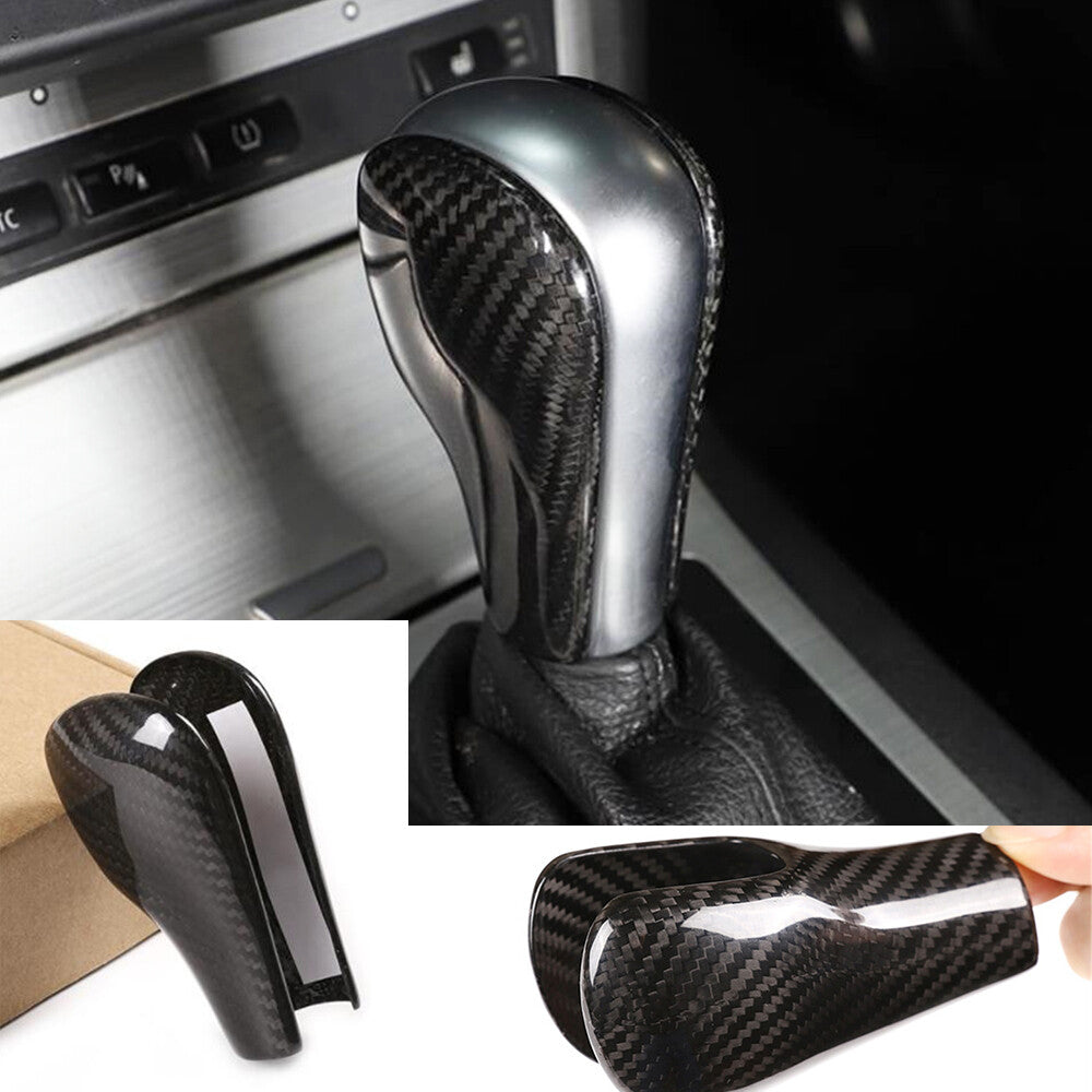 Real Carbon Fiber Gear Shift Knob Cover for BMW 5 Series 96-07 X3 06-10 X5 04-06