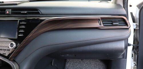 Peach Wood Grain for Toyota for Camry 2018-2023 for Co -Pilot Dash Left Air Vent Strip