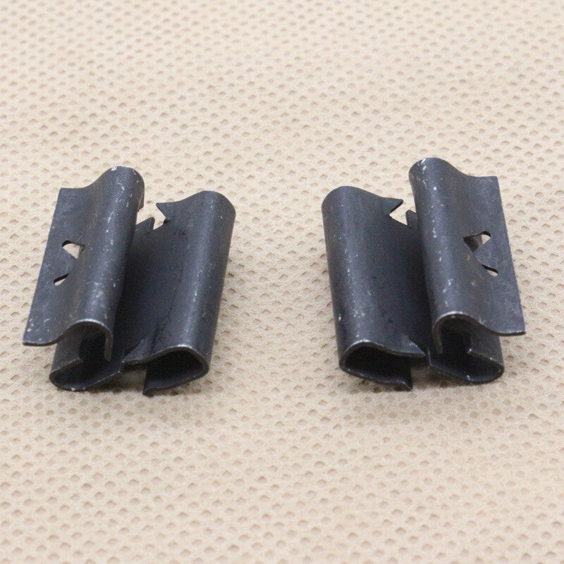 2-pack for Mercedes A1239880378 Door and Window Weatherstrip Sealing Clips (Metal Clips)