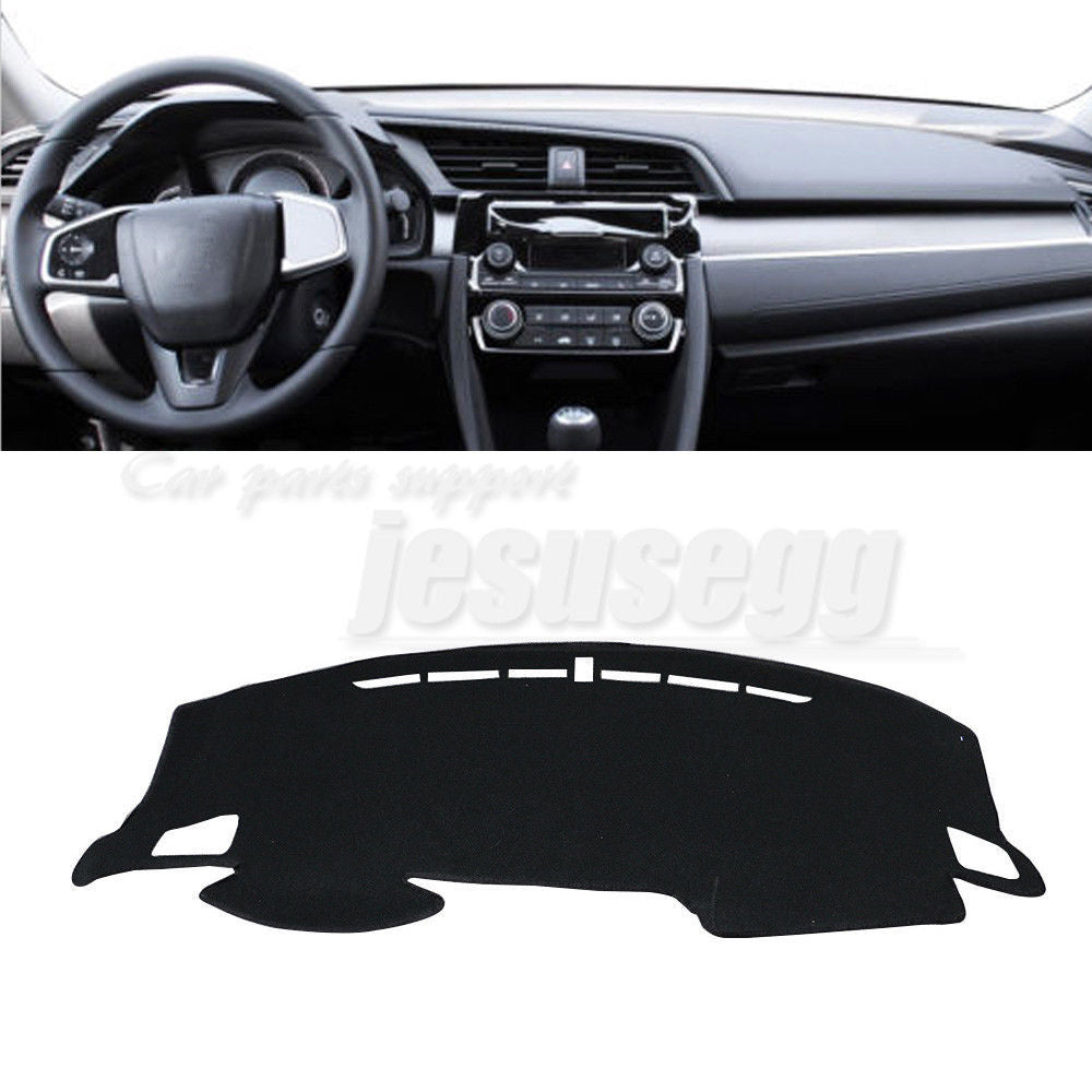 for Honda for Civic 2016 2017 LHD Interior Sun Shade Visor Pad Dashboard Cover Mat