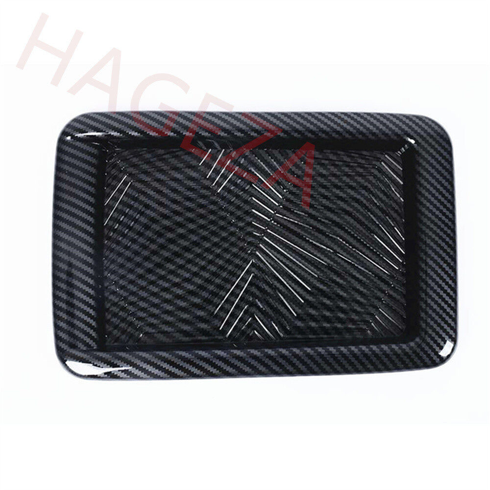 Carbon ABS Third Row Storage Box Tank Cover For Toyot@ for Land Cruiser LC250 2024+