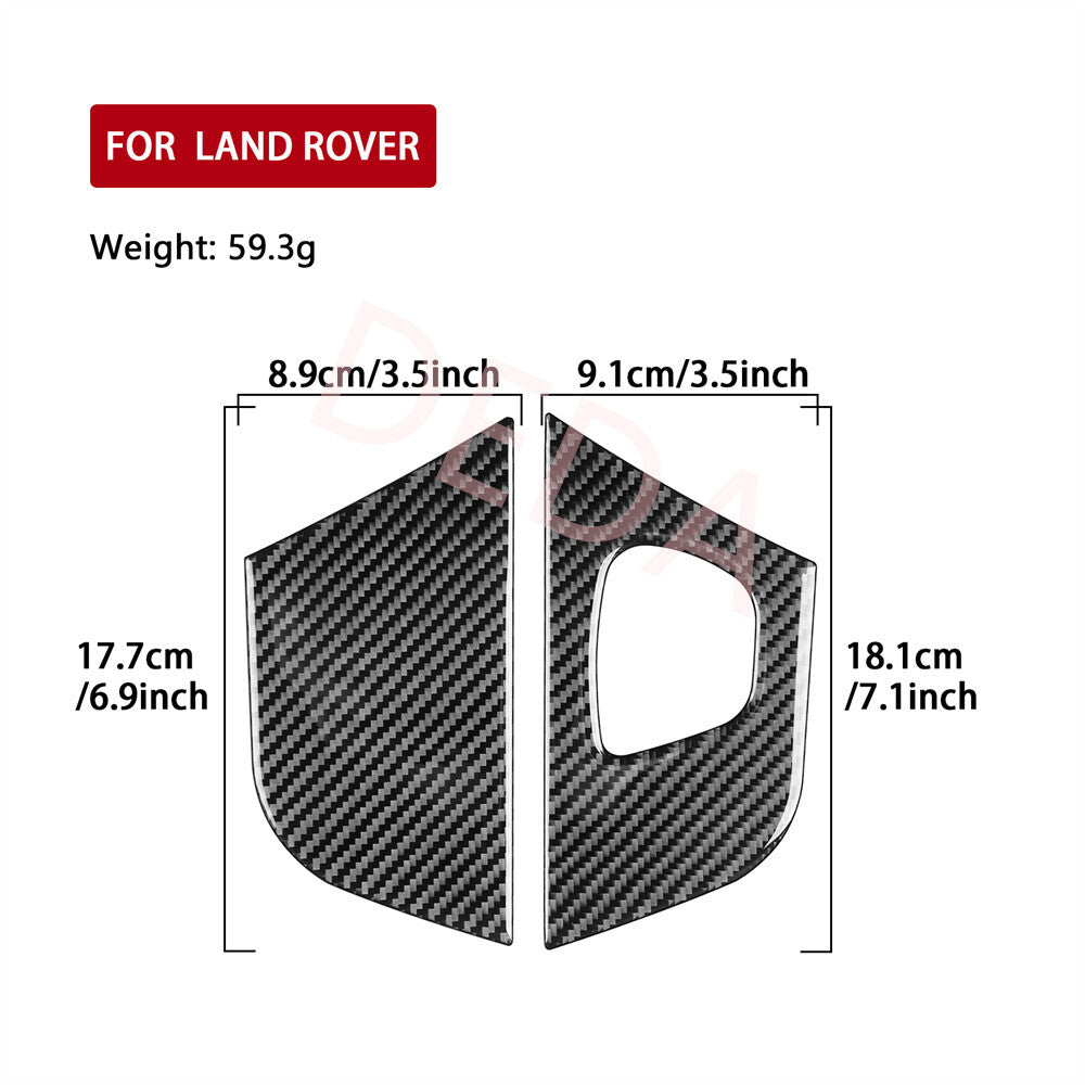 for Land Rover Discovery Sport 15-19 Carbon Fiber Center Console Side Panel Trim