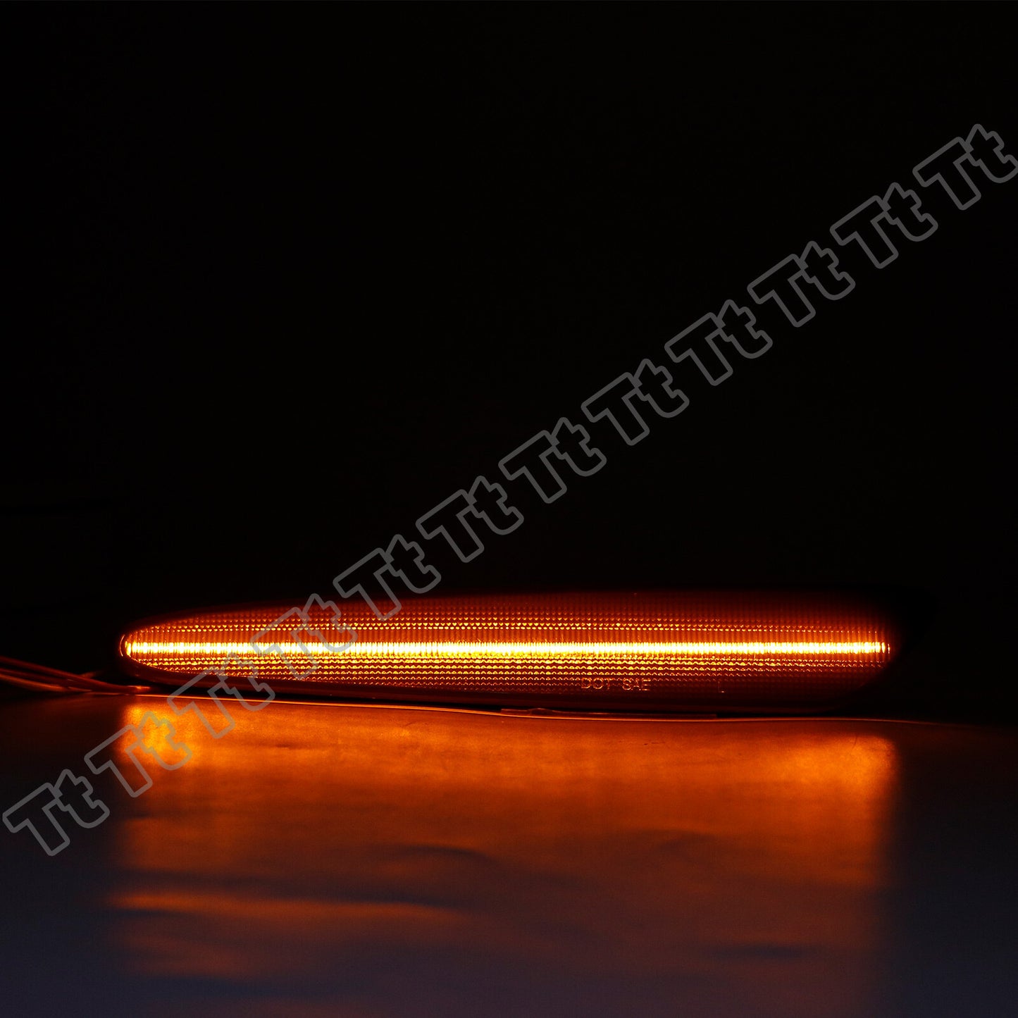 Smoked front amber LED side marker lights for 2005-2013 for Chevrolet for Corvette C6