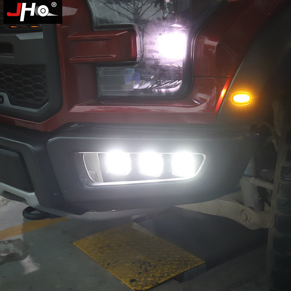 White LED Work Light Bar Spot Flood Pods Fog Lamp for Ford F-150