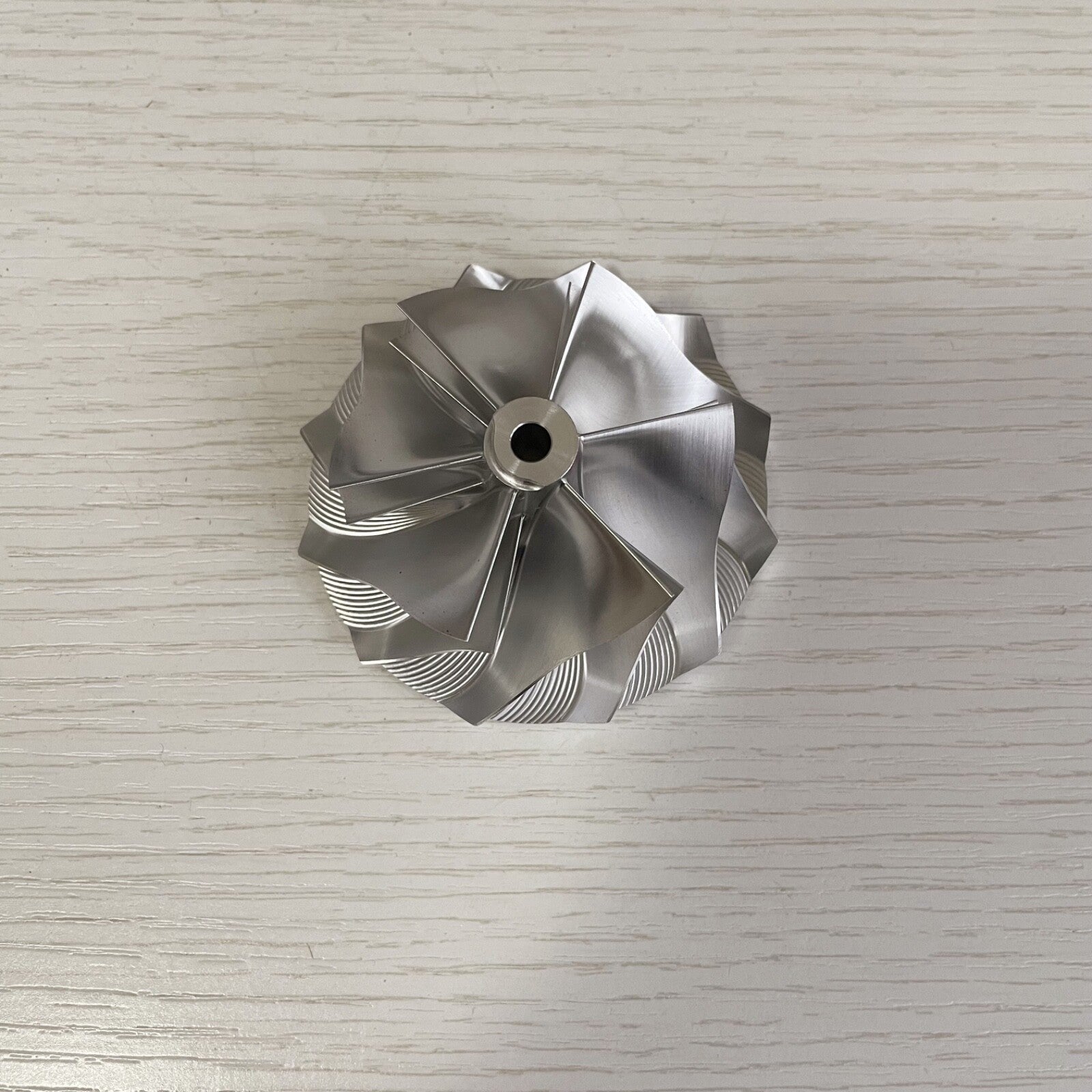 RHF5 Reverse 52.56/68.00 mm 6+6 Blade Turbine Blank Compressor Wheel