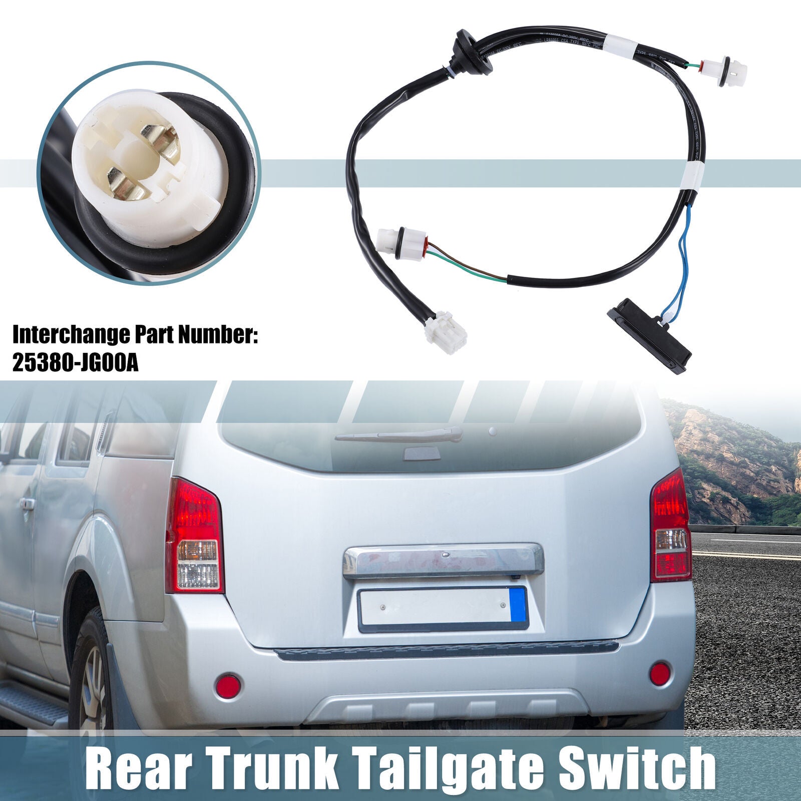 Suitable for Nissan X-Trail 2007-2014 25380-JG00A tailgate release switch