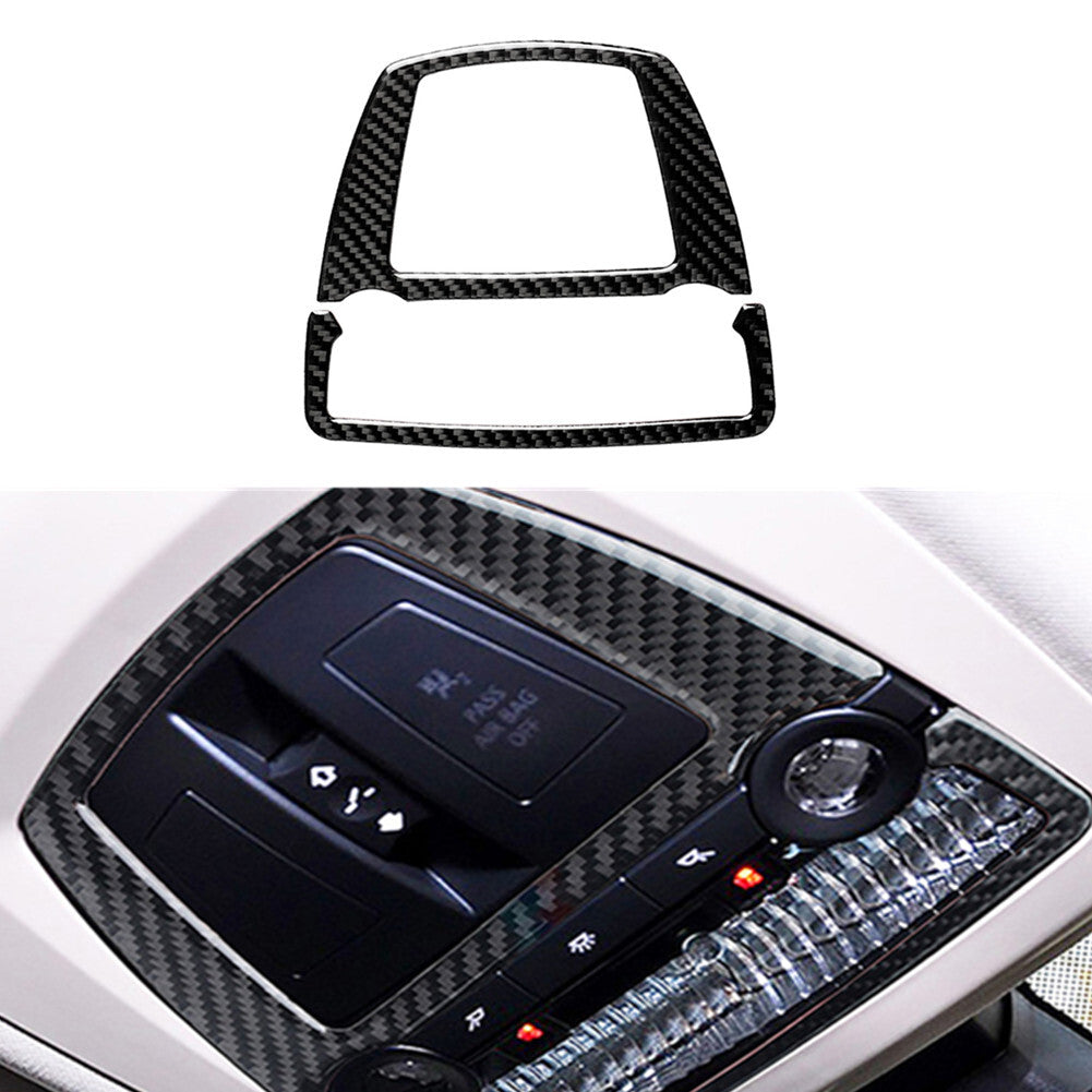 Carbon fiber reading light trim for BMW 5 Series F10 F07 2010-2017