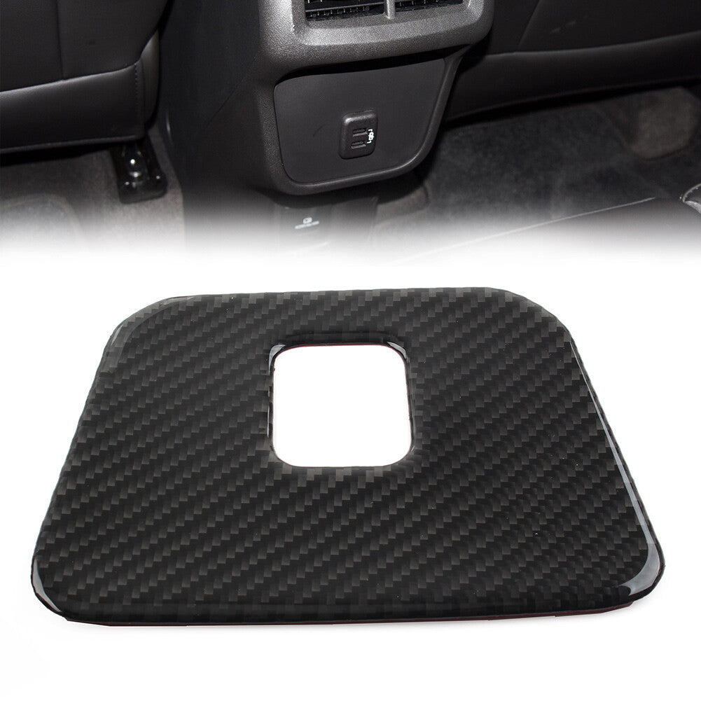 Inner Interior Rear Armrest USB Panel Cover Trim for Chevrolet Equinox 2018-2021