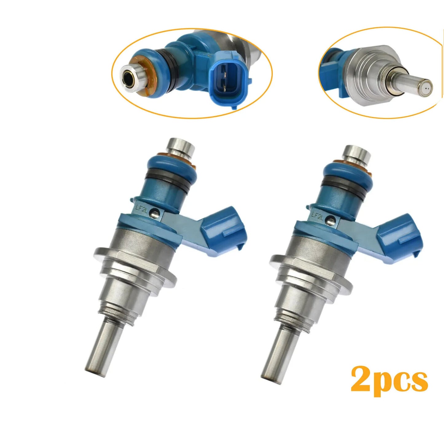 2x Fuel Injector For 06-2013 for Mazda Speed 3 6 CX-7 2.3L L3K9-13-250A E7T20171
