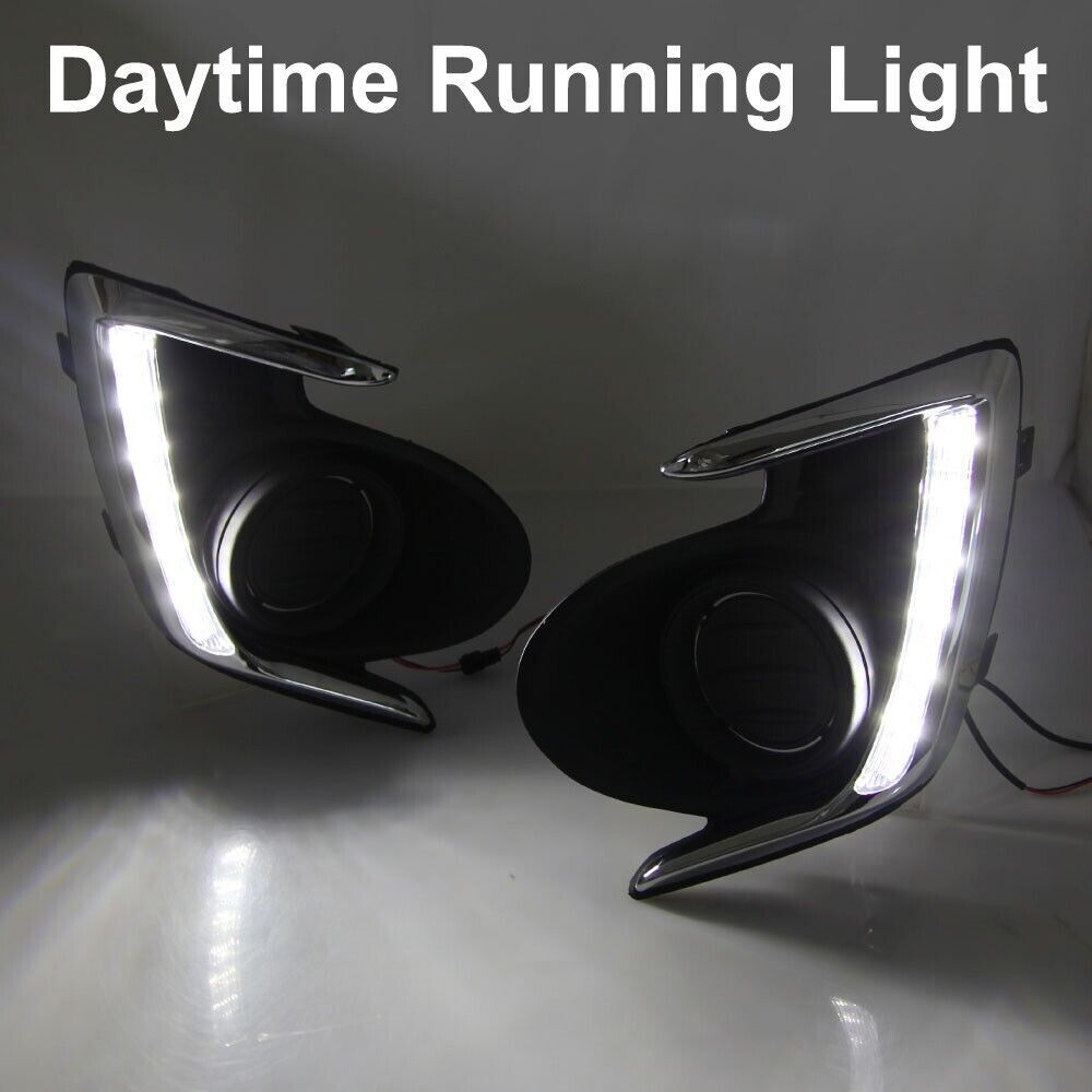 Fits for Mitsubishi Attrage G4 2012-2019 DRL LED Daytime Running Light Fog Lamp 2PCS