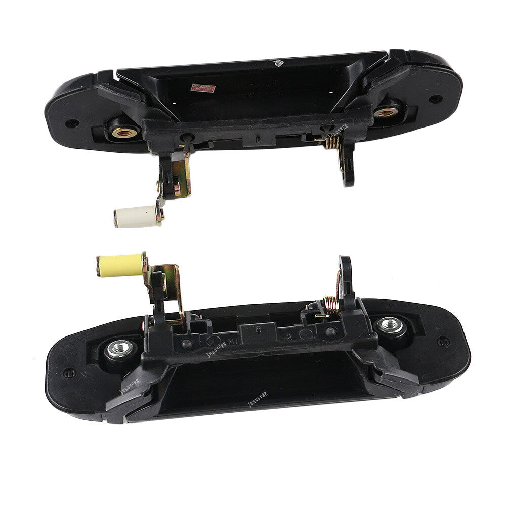 Set of2Exterior Rear L+R Door Handle Plating Black for Mitsubishi Montero for Pajero