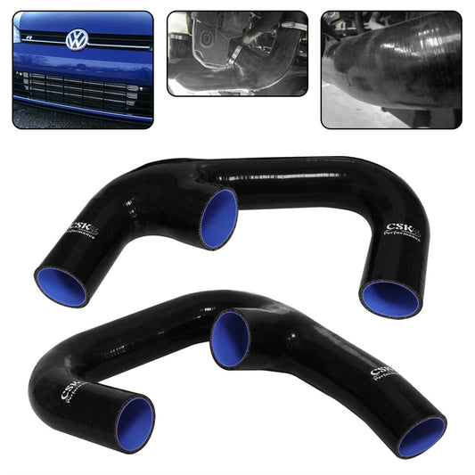 for VW for Golf R GTI MK7 2.0T for Audi S3 8V Upgrade Intercooler Intake Pipe Hose 2Pcs