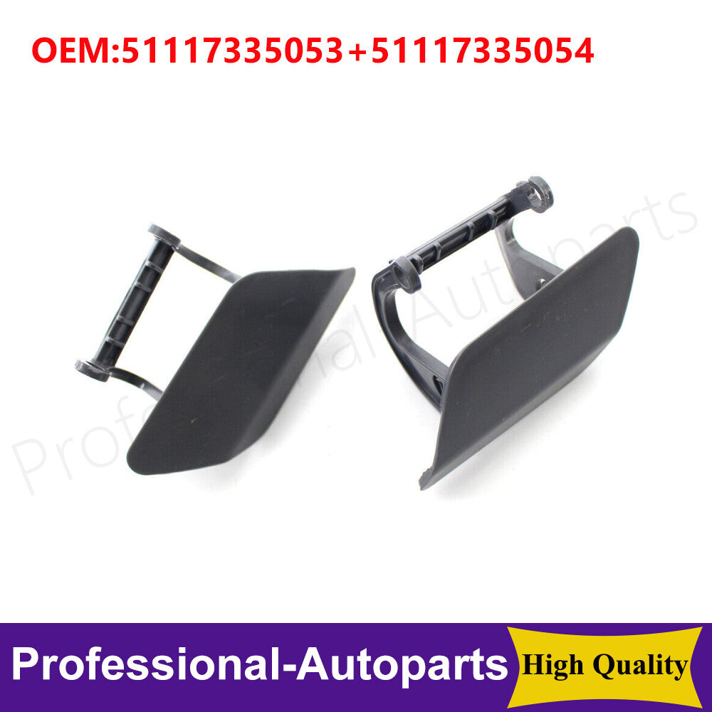 1 pair of headlight nozzle covers for BMW 7S F01 F02 2013-2015 LCI