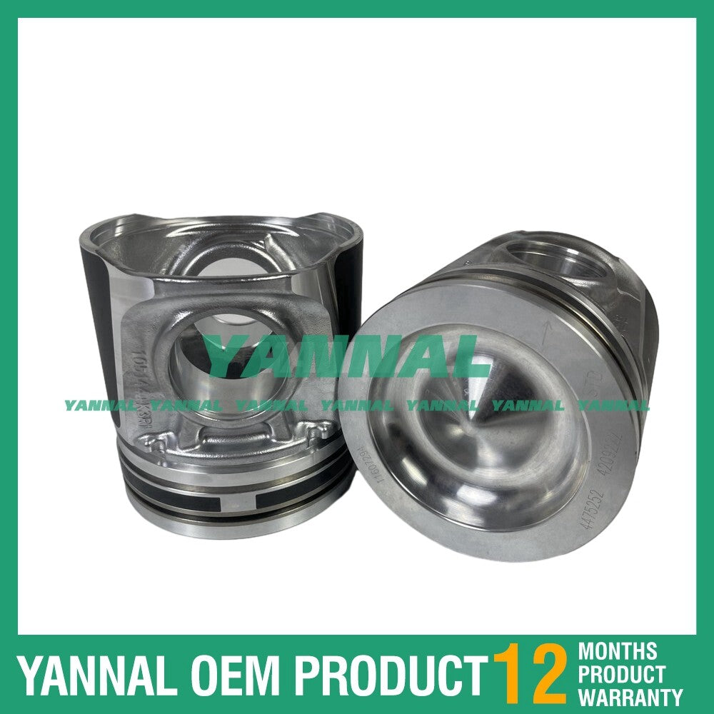new 6x 4475252 4209222 piston kit STD for Caterpillar C4.4 engine