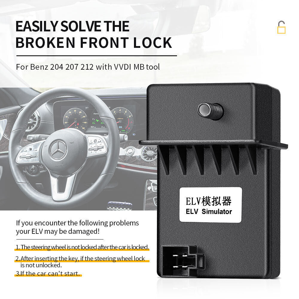 VVDI MB ELV ESL Emulator Simu-lator for Mercedes-Benz With W204 W207 W212