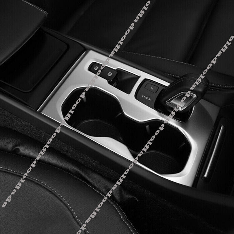 for Volvo XC40 2019-22 Silver titanium central console gear shift panel trim 3x