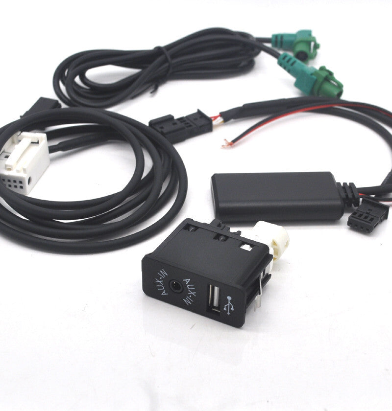 Bluetooth mp3 aux usb input adaptor charge cable module for Mini R55 R56 R57 R58
