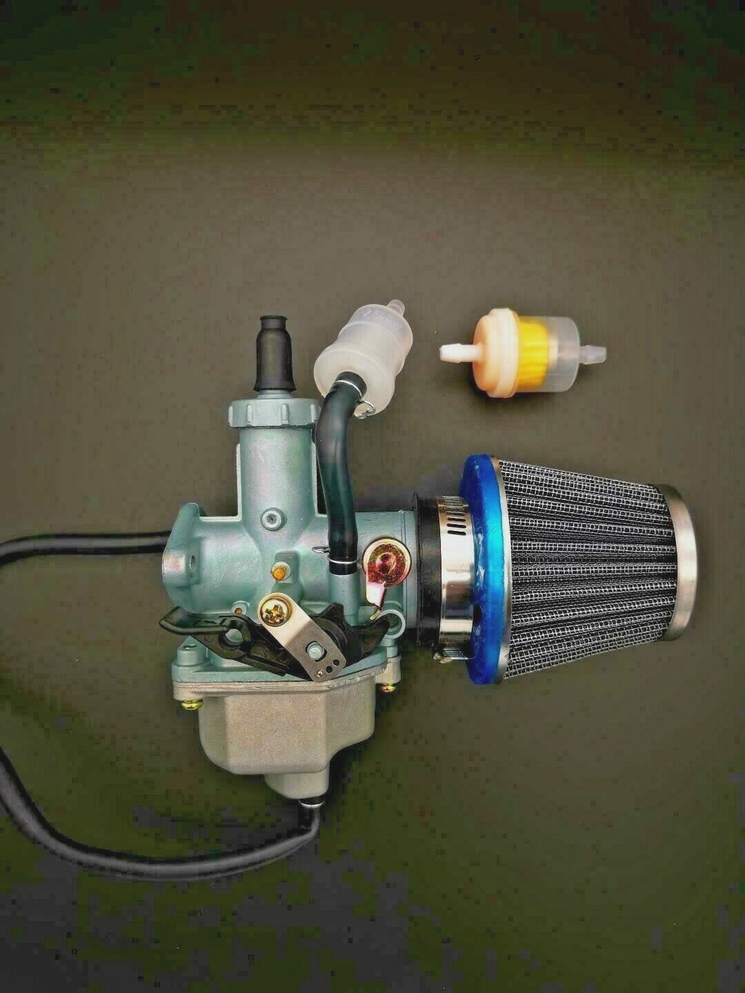CarbAir Filter PZ26 Lever Choke Carburetor 125cc 140cc PIT PRO Trail Dirt Bike