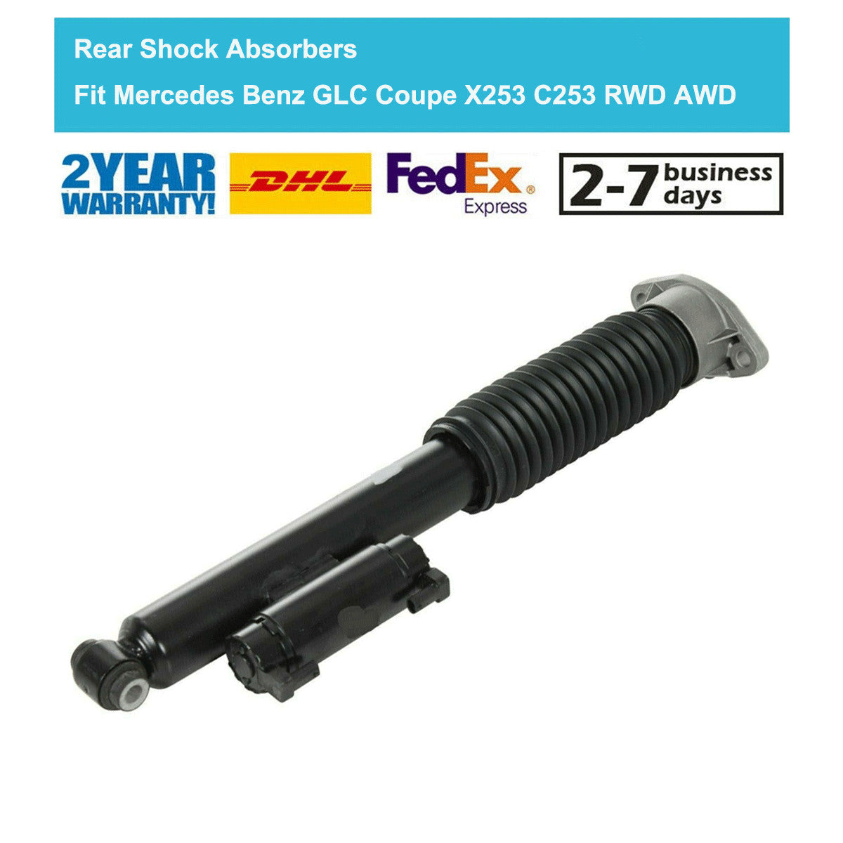 for Mercedes-Benz C253 X253 GLC 2016-2020 1X Rear Left or Right Gas Shock Strut