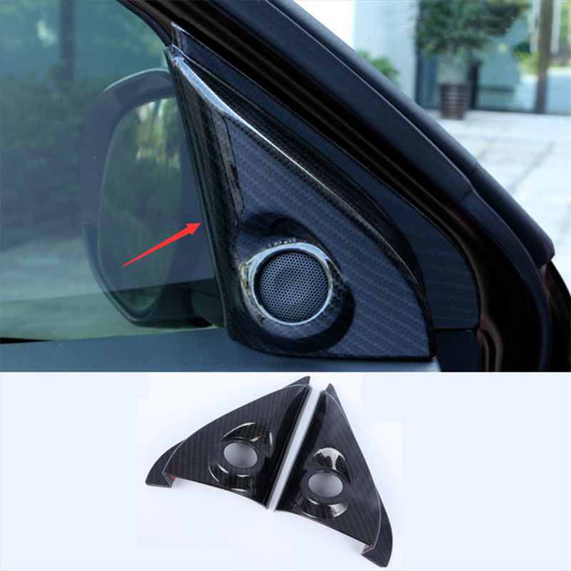 Inner Door Speaker A-Pillar Cover Trim ABS for Mitsubishi Outlander 2013-2021