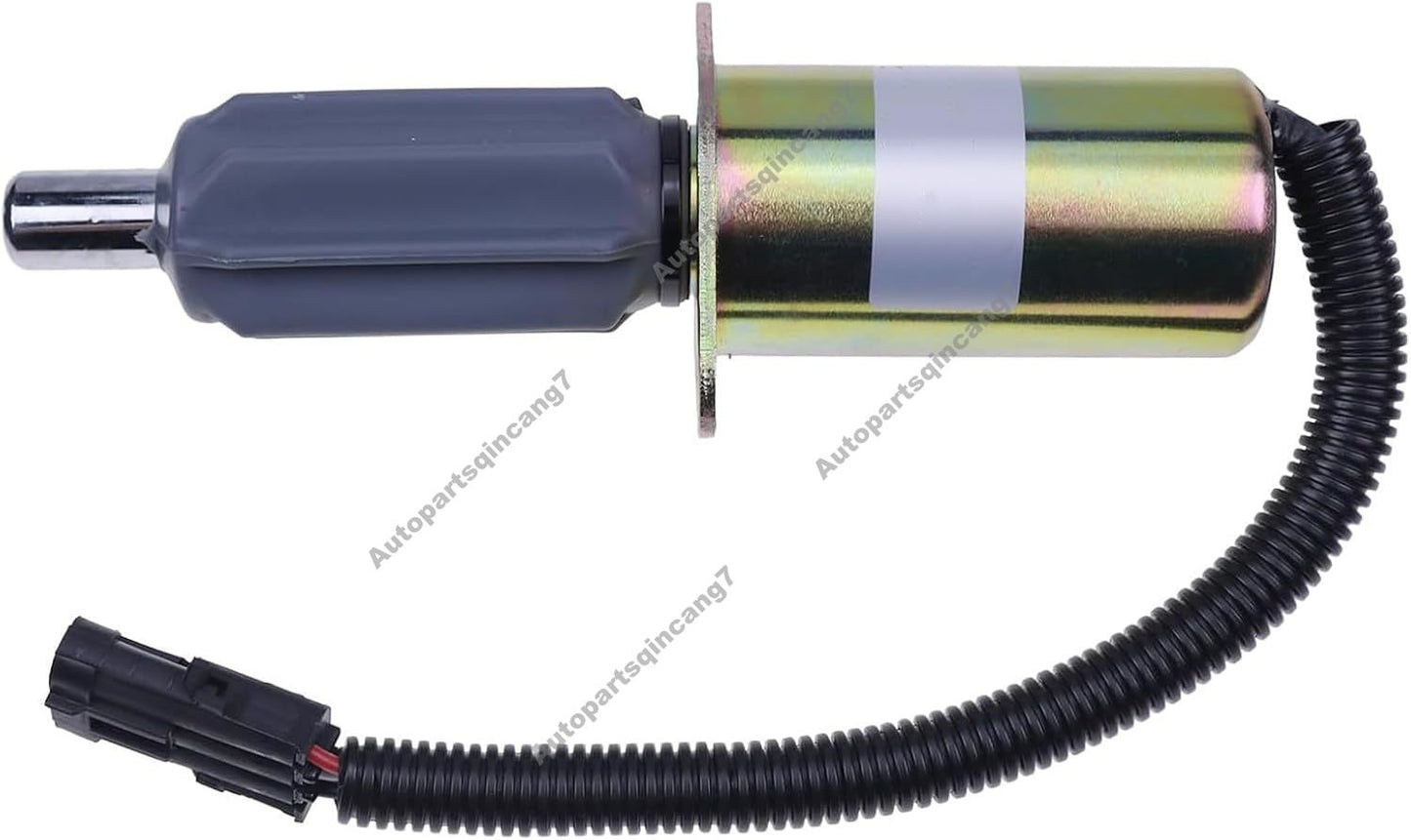 12V Fuel Shutoff Solenoid J921978 for CASE Tractor 7110 7120 7130 7140 7150