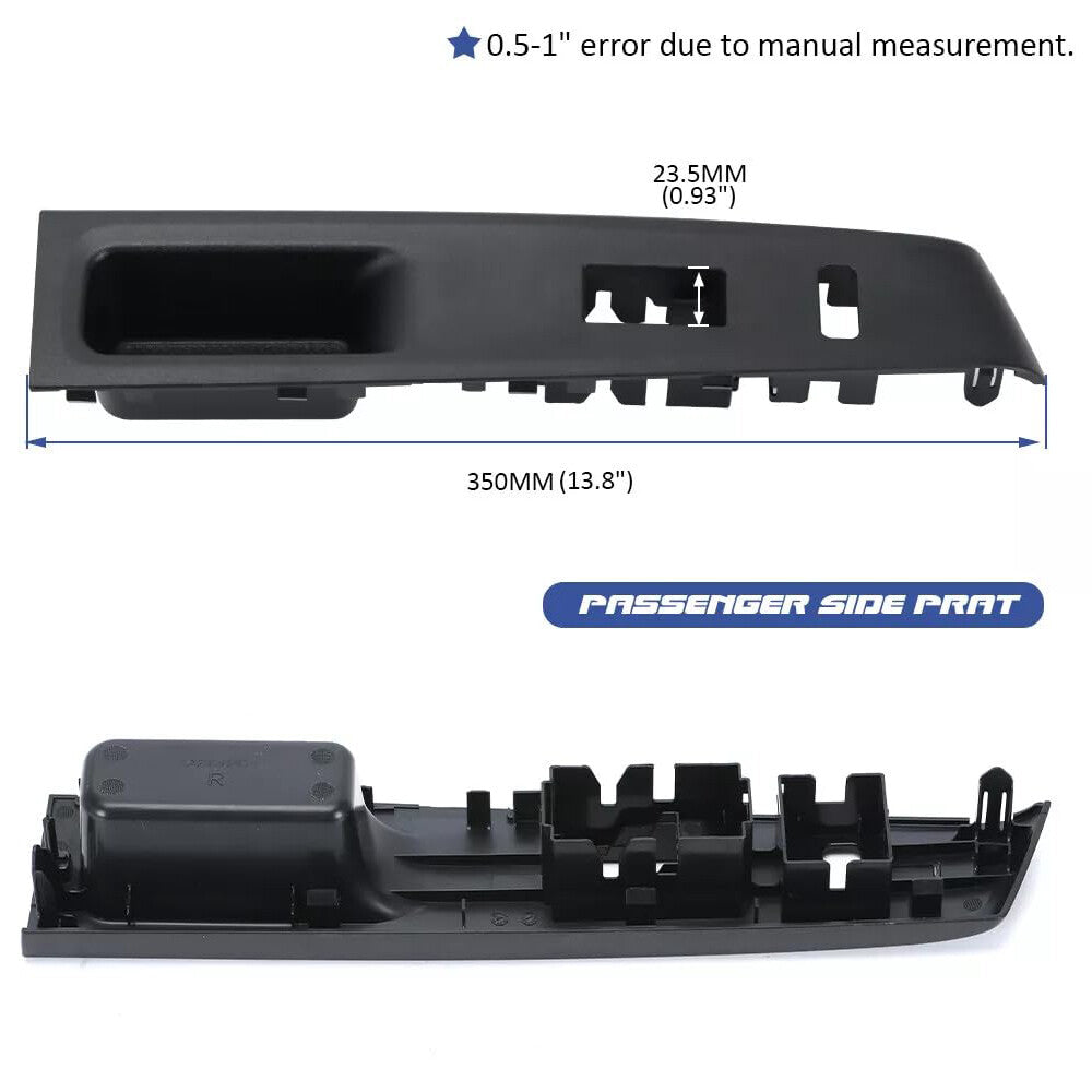 Left+ Right Door Window Switch Bezel Trim Panel Cover for Toyota Yaris 2012-2014