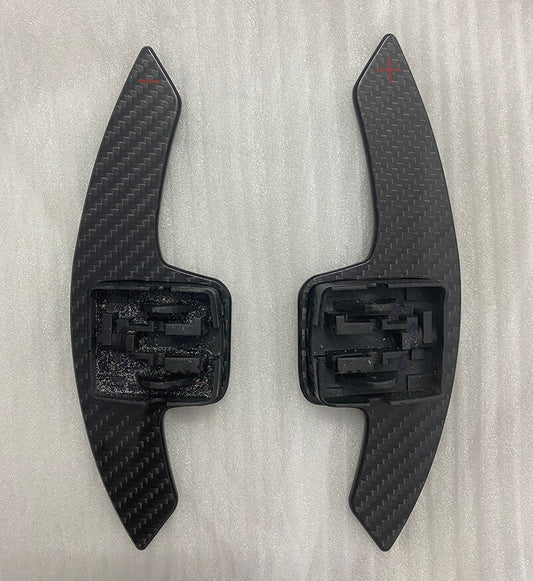Carbon Fiber Paddle Shifters for 2014+ for Corvette C7 Camaro Steering Wheel Replace