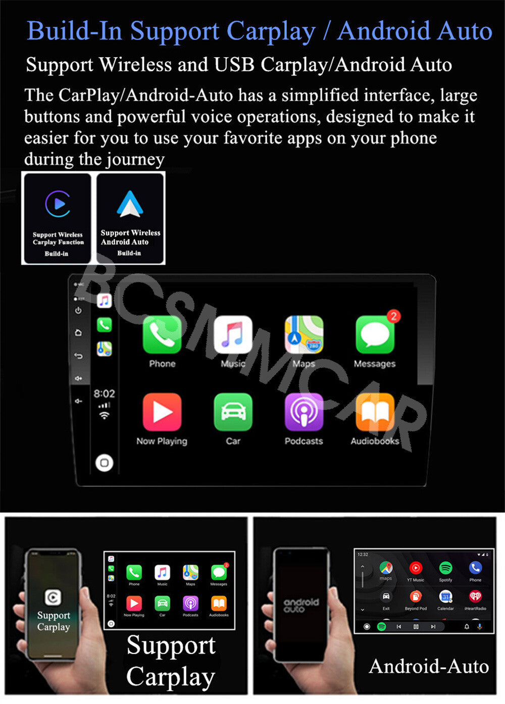 Fit for Acura MDX 2007-2013 9 Android 13 Car Stereo Radio GPS WIFI Navi Player