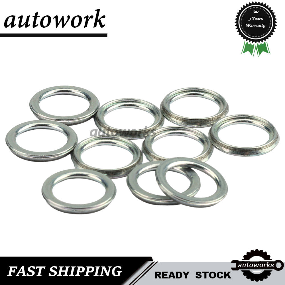 10x 35178-30010 Car Transmission Drain Plug Gasket for Toyota for Lexus 1984-2018