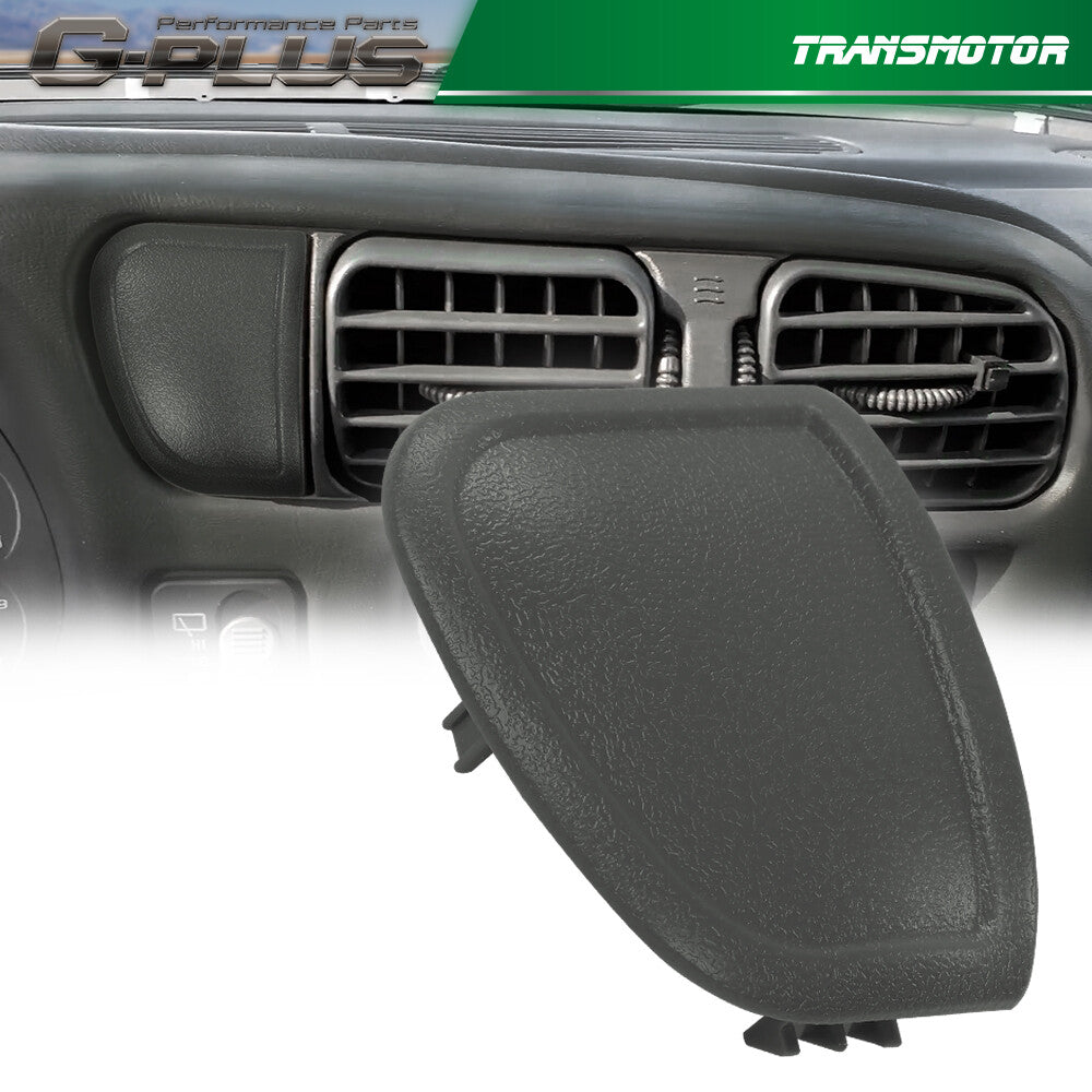 Fits 98 - 2005 for Chevrolet S-10 for GMC Sonoma 4x4 4WD with switch cover dashboard trim in blank grey.