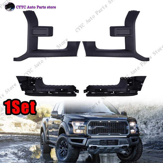 1Set Car Headlamp Trim Molding Headlight Bracket For 2017-2018 for Ford F-150