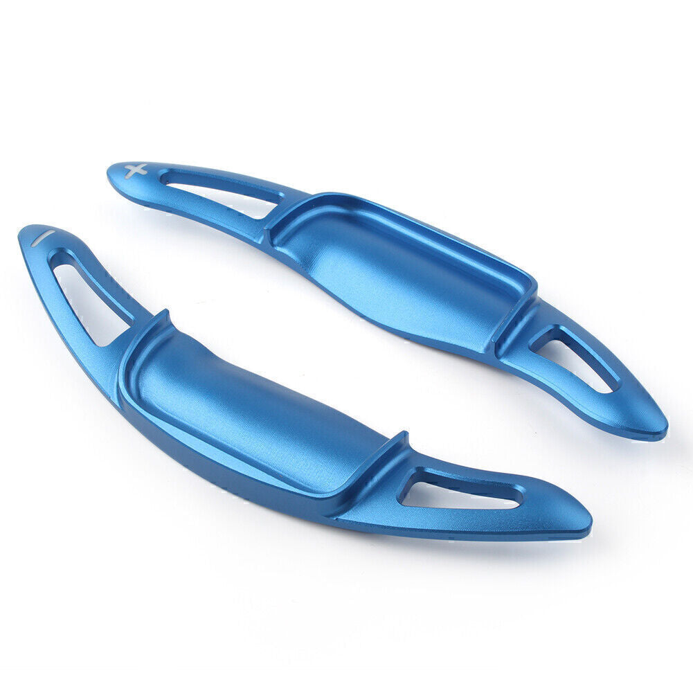 Steering Wheel Shift Paddle Shifter Extension Trim Fit for Toyota for Camry 2018-20 Blue