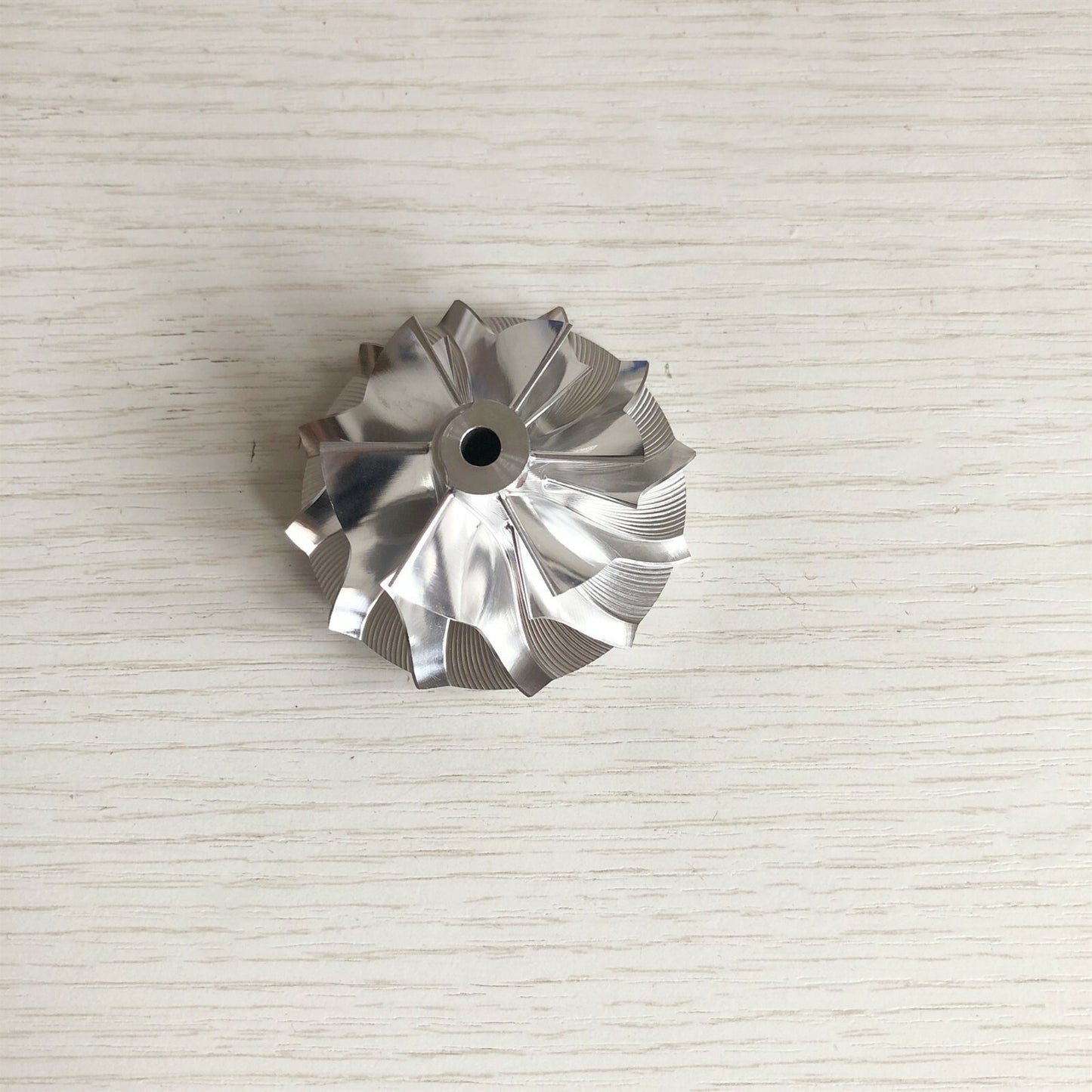 GT15-25 41.54/55.98 mm 6+6 Blade High-Performance Turbine Billet Compressor Wheel