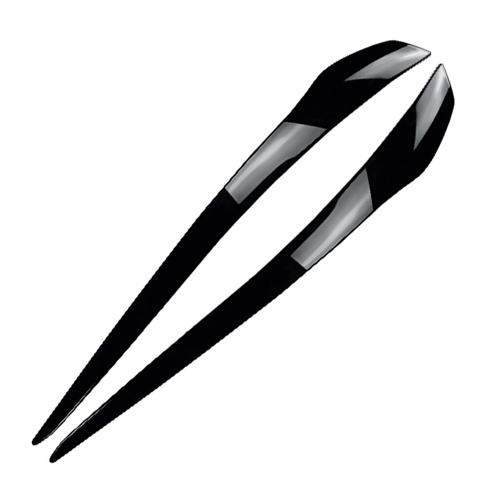 Headlights Eyebrow Cover Trim Black for BMW 3 Series E92 E93 LCI Coupe 2010-2012