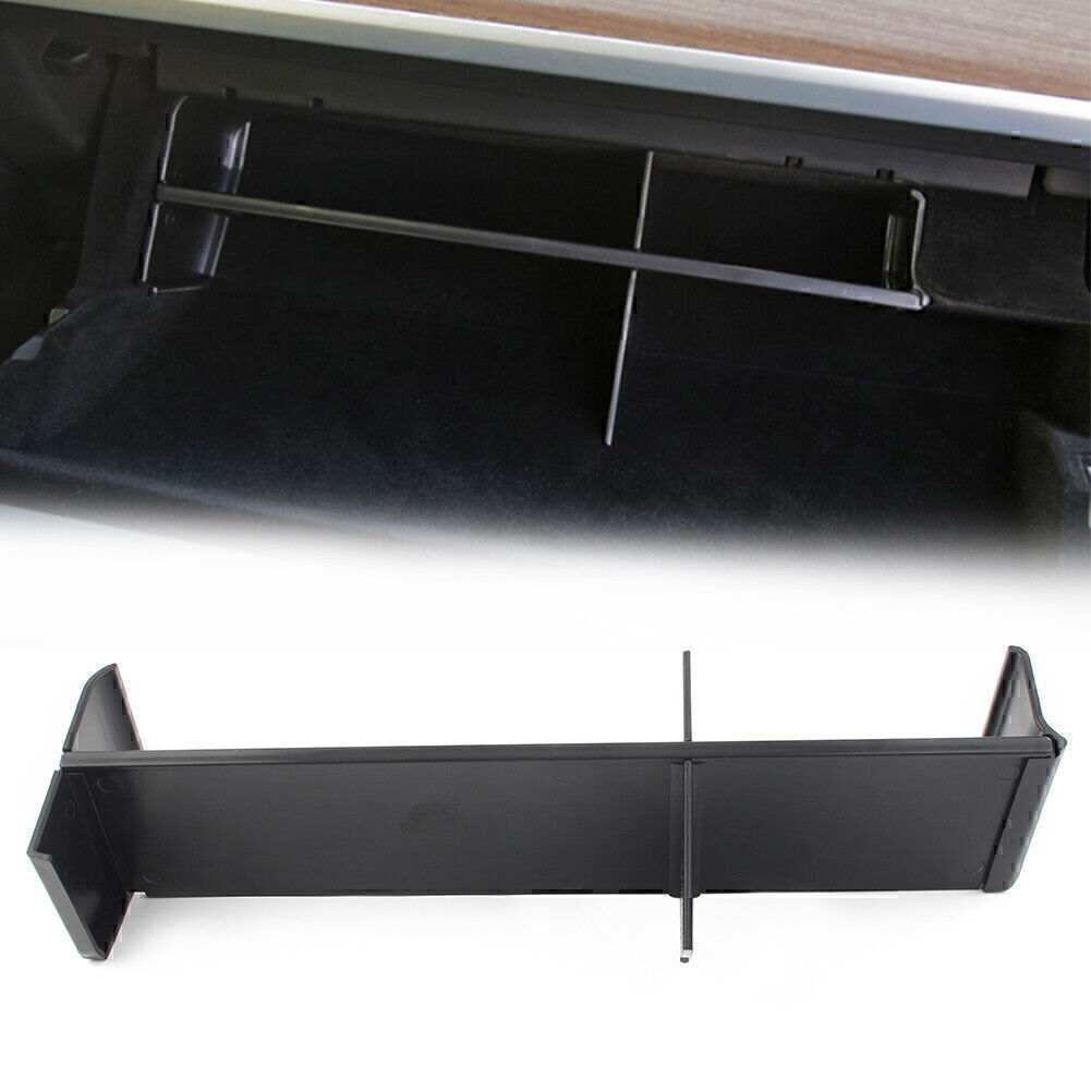 for Tesla Model 3 17-19 Car Copilot Storage Box Glove Box Layered Sorting Board