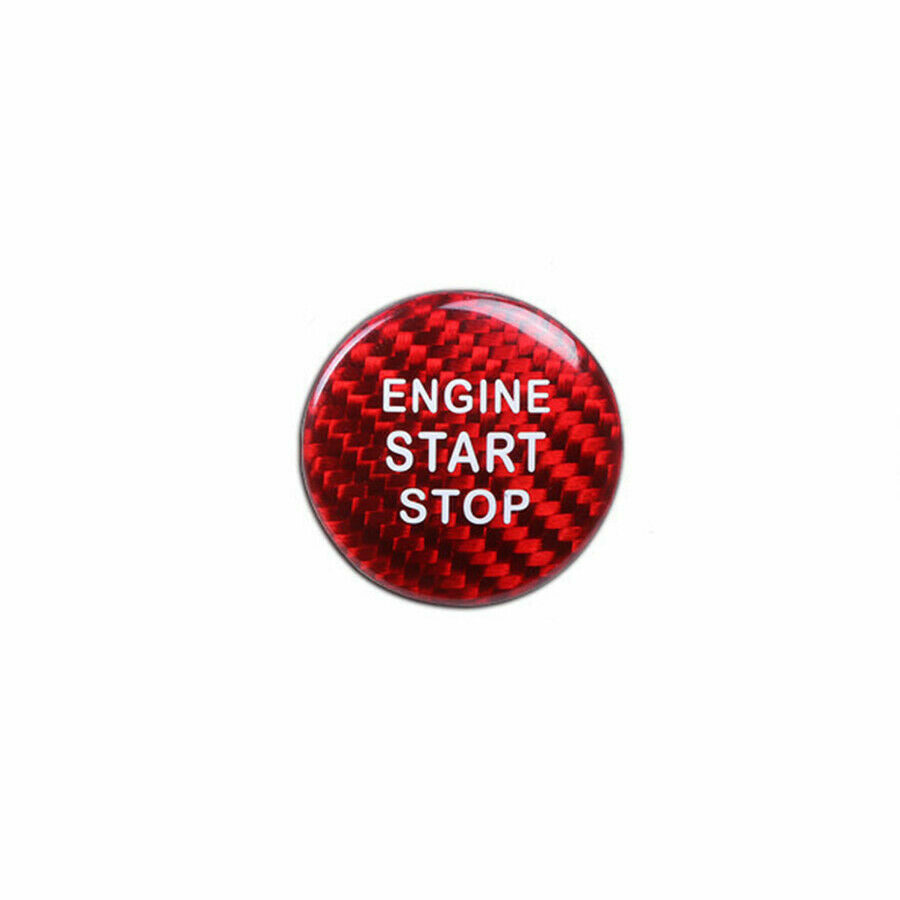 Carbon fiber engine start/stop button cover for Subaru BRZ and for Toyota 86 (2013-19)