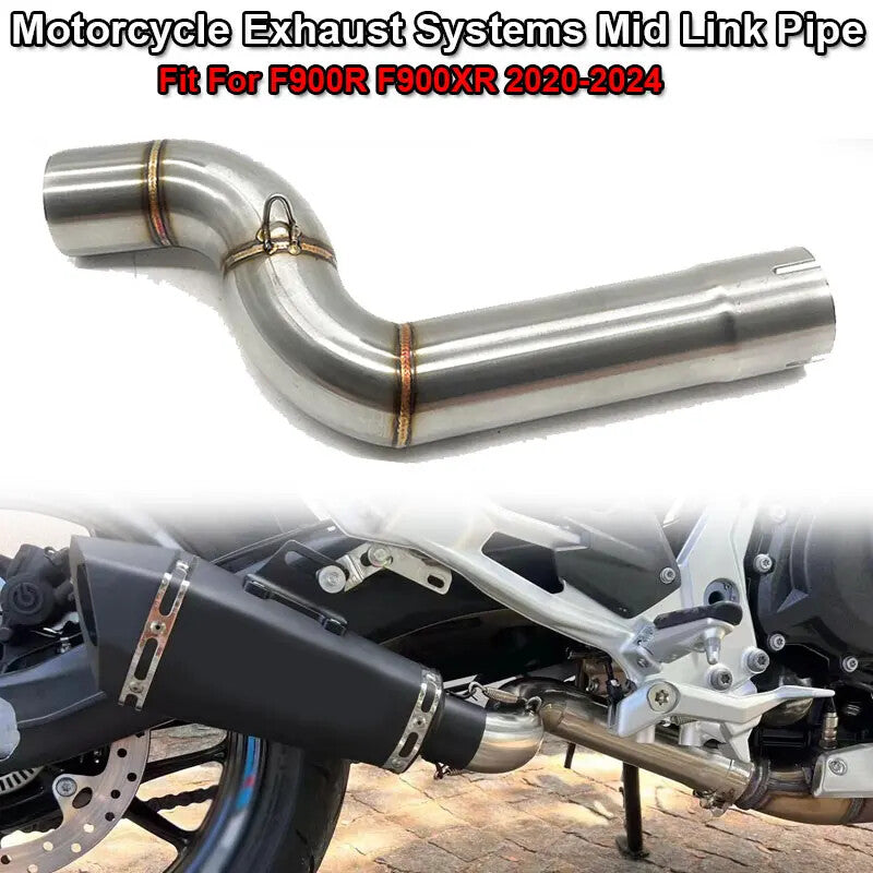 for BMW F900R/F900XR 2020-2024 Slip-On Exhaust Mid-Pipe 51mm Direct for Systems