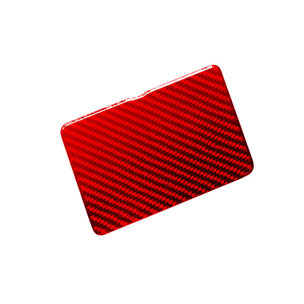 Red Carbon Fiber Fuse Door Cover Frame Cover Trim for Nissan Altima 2019-2022