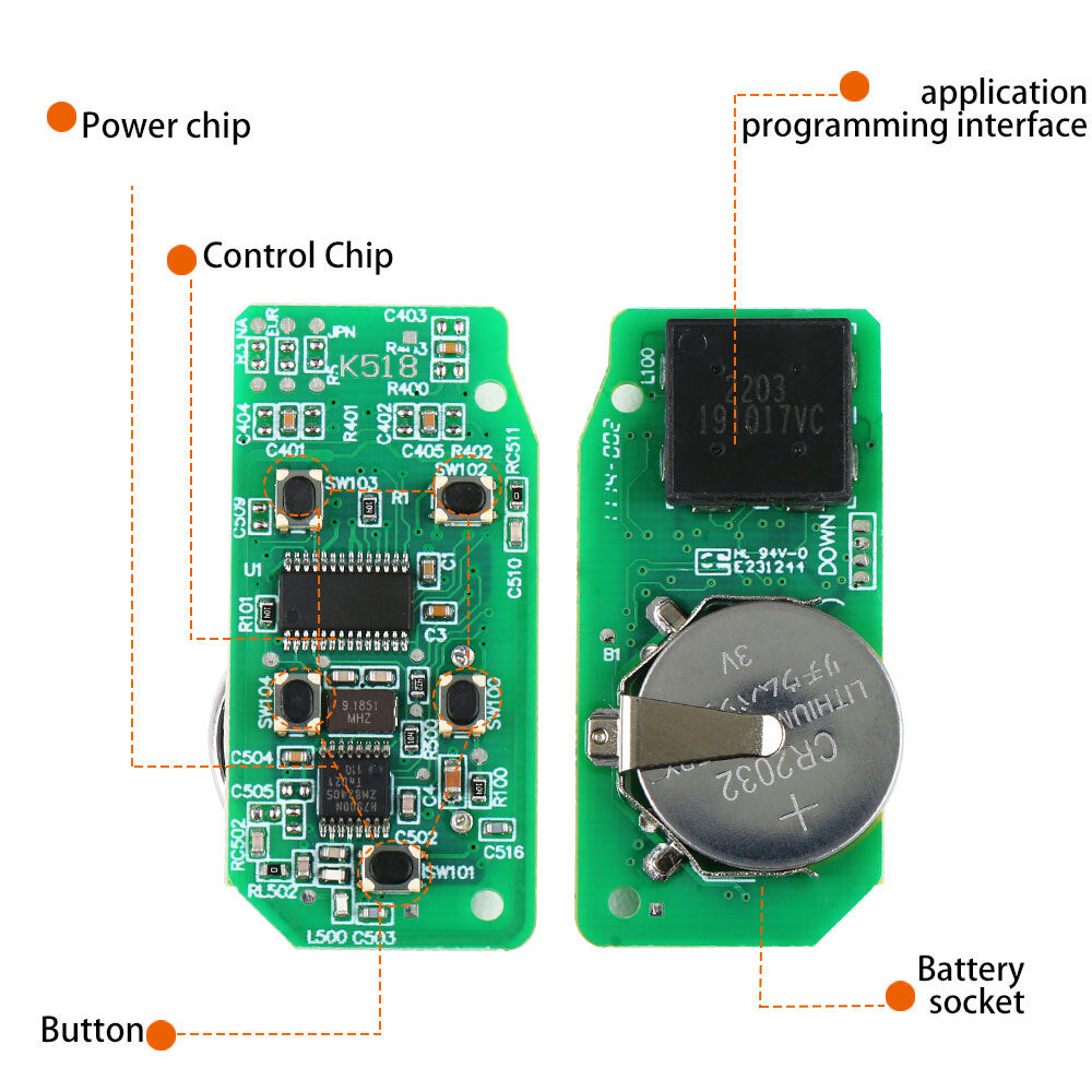 Lonsdor Specific for Smart Key 315MHz Fit for 2015-2018 for Land Rover for Jaguar 5 Buttons
