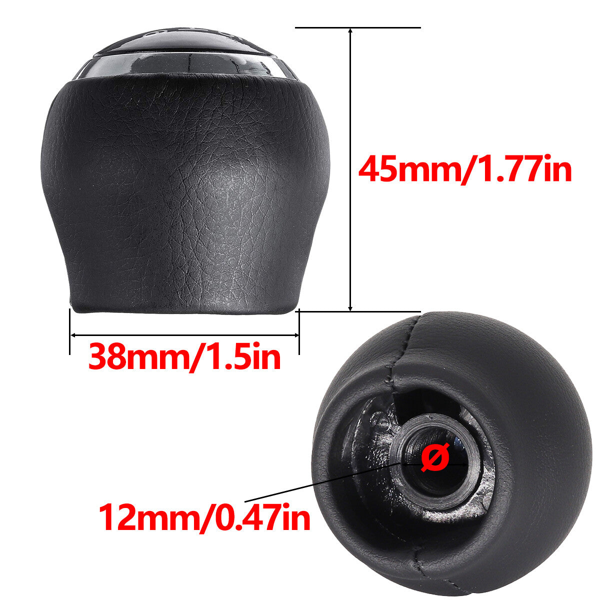 6 speed Manual Gear Stick Shift Knob for Toyota Yaris 2009-2013 PU Leather