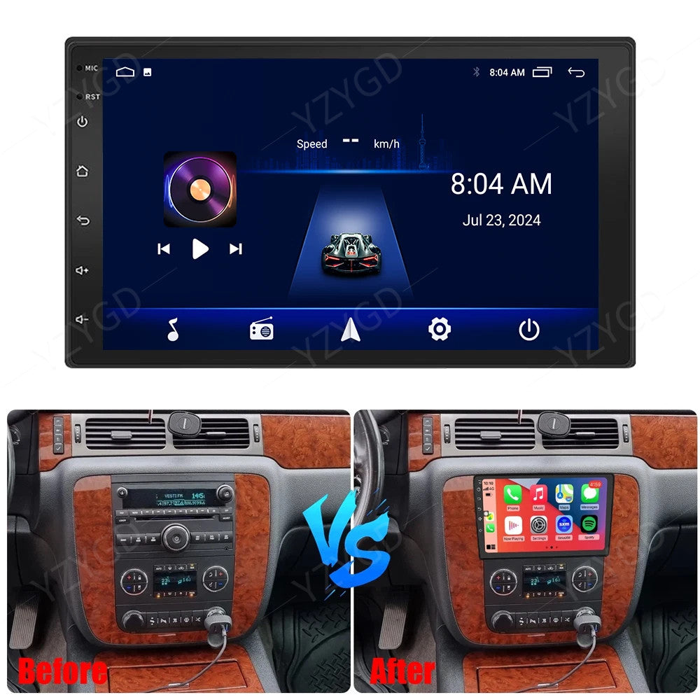 9CarPlay for Chevrolet Silverado 2007-2013 Android Car Stereo Radio GPS WiFi