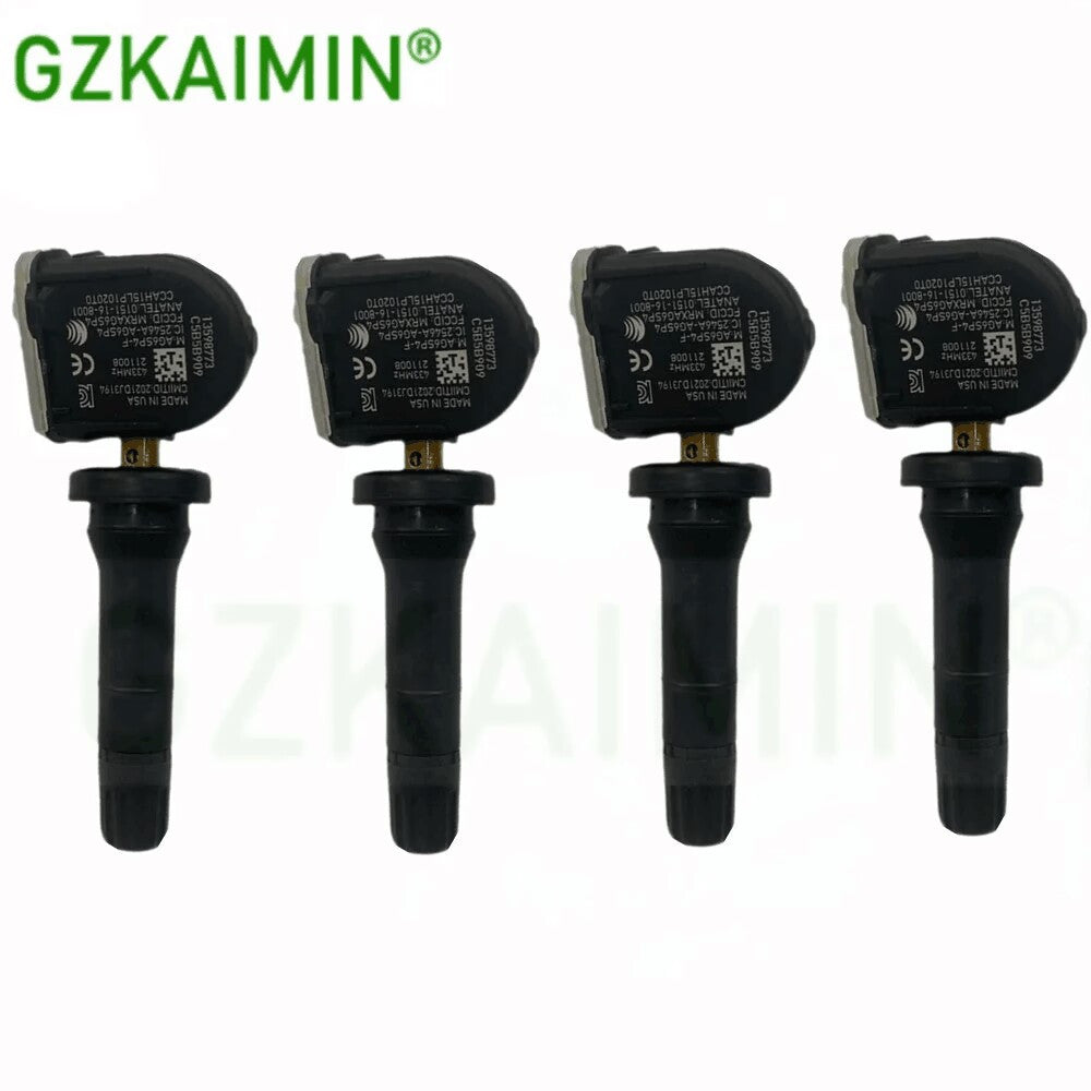 4-pack Equipment Manufacturer 13597645 for GM for Chevrolet Jimmy for Cadillac Baker Tire Pressure Sensors