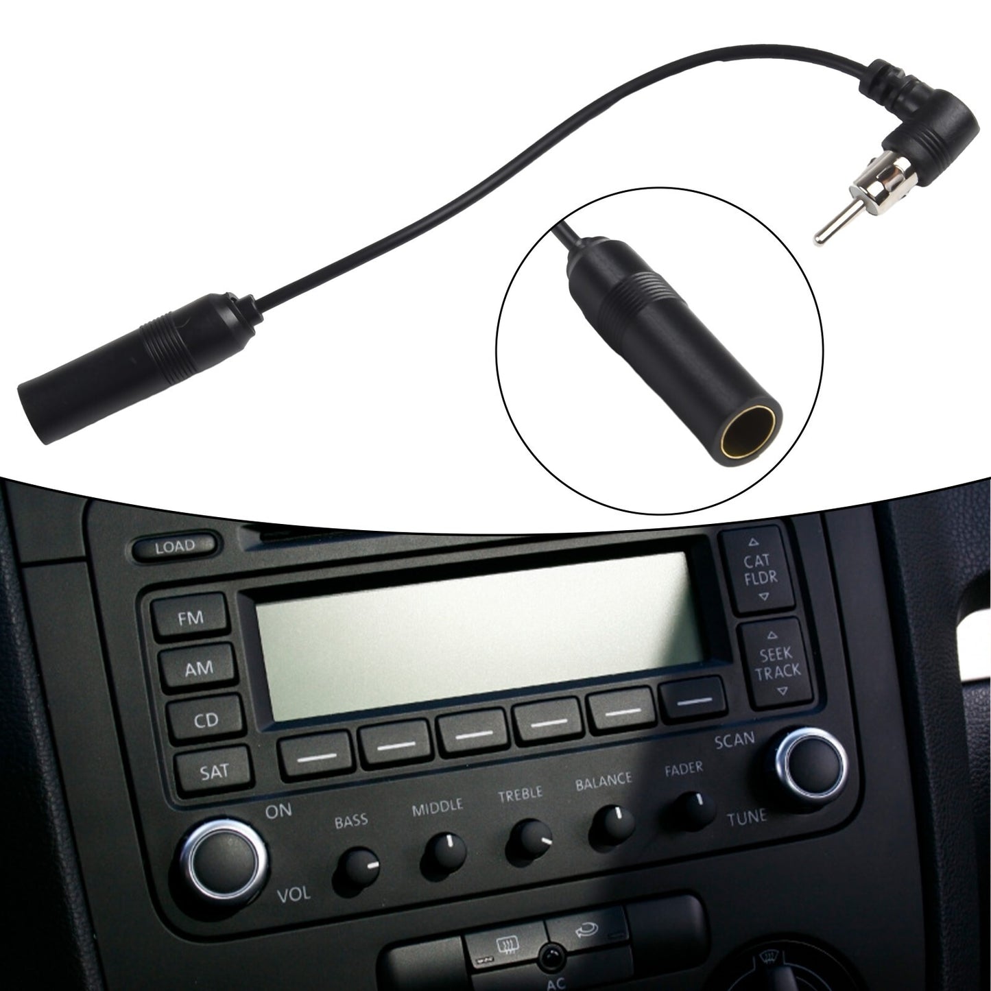 Premium Car Audio Radio Antenna Extension Compatible with All Vehicles