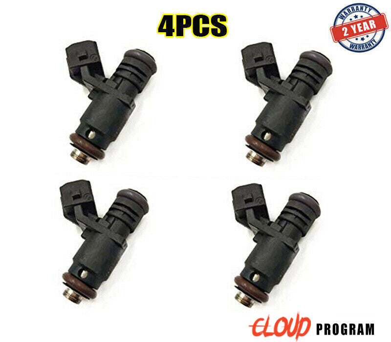 4PCS Fuel Injectors 16600-7733R for Renault Sandero Stepway 2007